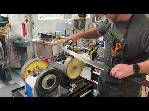 Follower asked ? How would you sharpen one of those Katana Machetes on a Tormek