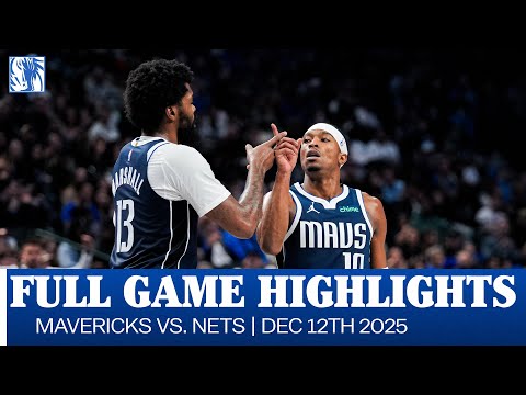 Mavericks Highlights vs. Brooklyn Nets | December 12, 2025