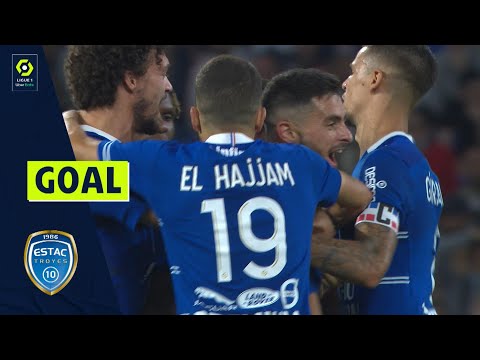 Goal Xavier CHAVALERIN (45' - ESTAC) OLYMPIQUE LYONNAIS - ESTAC TROYES (3-1) 21/22