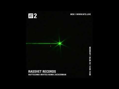 BUTTECHNO INVITES ROMA ZUCKERMAN 06 AUGUST 2018 LIVE SET FOR NTS