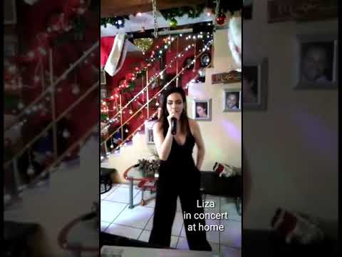 Singing during Christmas at Home by Liza Divine