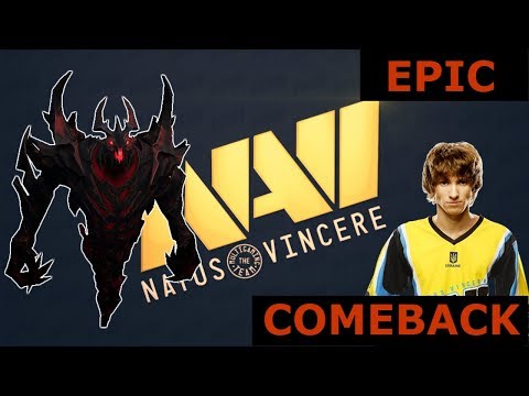 Na'Vi epic comeback vs LGD in MDL Groupstage last teamfight highlight