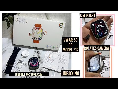 DW89 4G Camera V/S S8 Ultra 4G🔥, 2GB Ram+16GB Storage😯, 4G Android  Smartwatches With Cmaera⚡️