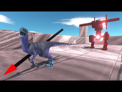 Escape from DEADLY ROBOTIC BALLISTA - Escape from Monster - Animal Revolt Battle Simulator