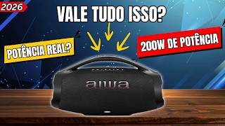 ESSA CAIXA DE SOM É UM MONSTRO! AIWA Boombox Plus (Review Completo)