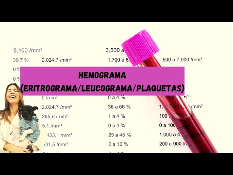 Hemograma: eritrograma, leucograma, plaquetas(proteínas totais plasmáticas)