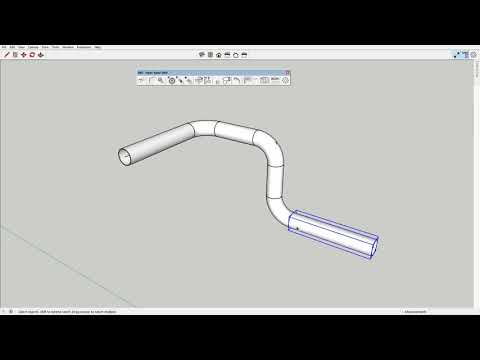SketchUp Extension: Pipes Tubes 2020 - add elbow