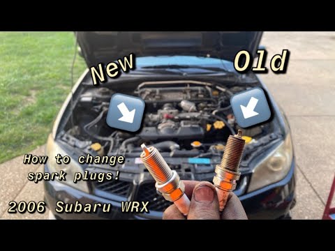 How to change spark plugs on a 2006 Subaru WRX