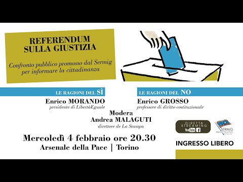Confronto SI e NO - Referendum sulla Magistratura 2026