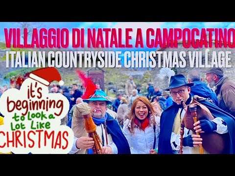 COMO OS ITALIANO CELEBRAM O NATAL NO CAMPO? || VILAGGIO DI NATALE CAMPOCATINO TOSCANA TOUR