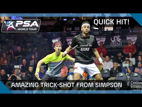 Squash: Quick Hit! - Amazing Trick-Shot to Save Game Ball