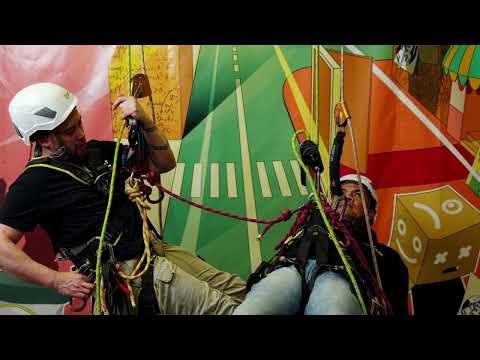 IRATA Level 1 - Rescue from Descent Mode – Separate Ropes