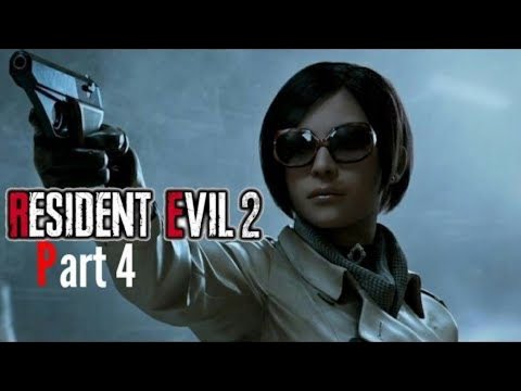 RESIDENT EVIL 2 REMAKE Walkthrough Gameplay Part 4 - ADA WONG (RE2 LEON)