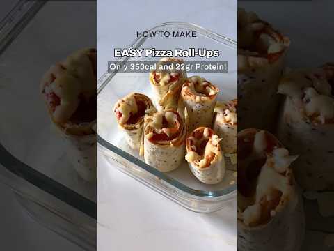 Pizza rolls, only 350 calories and 22g protein❣️  #snacks #healthyrecipes #pizza