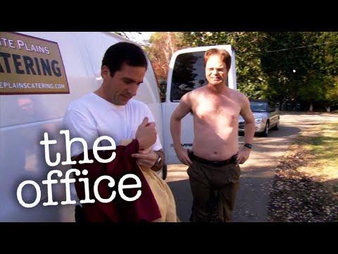 Michael and Dwight Rock Up to the Party Early - The Office US