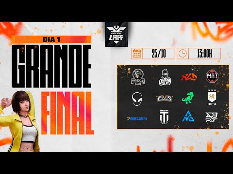 🚨 LAFF | SÉRIE B 🏆 GRANDE FINAL | DIA 1 | FREE FIRE AO VIVO🚨 #freefire