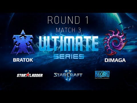 2018 Ultimate Series Season 1 — Round 1 Match 3: BratOK (T) vs DIMAGA (Z)