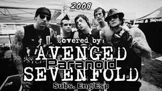 Paranoid [Subs. Eng/Esp] - Avenged Sevenfold [Black Sabbath Cover] Lyrics HD | Frank Sullivan 🦇🖤💀