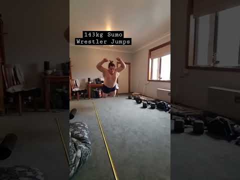 Tachiai Bound. Explosive Sumo jump training. #sumo
