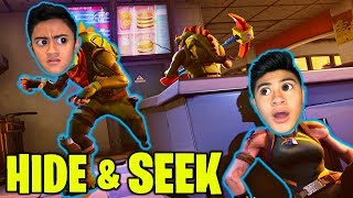 FORTNITE HIDE AND SEEK! **EPIC GAME in CUSTOM GAME MODE**
