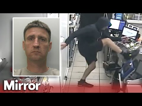 CCTV of Tesco theft during disorder in Plymouth