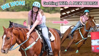 GETTING WITH A NEW BARREL HORSE EPISODE 1