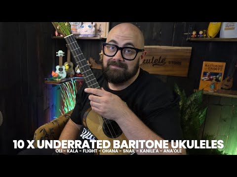 10 x UKULÉLES BARYTON SOUS-ESTIMÉS - Flight, Kala, Ohana, Kanile'a, Oli & More