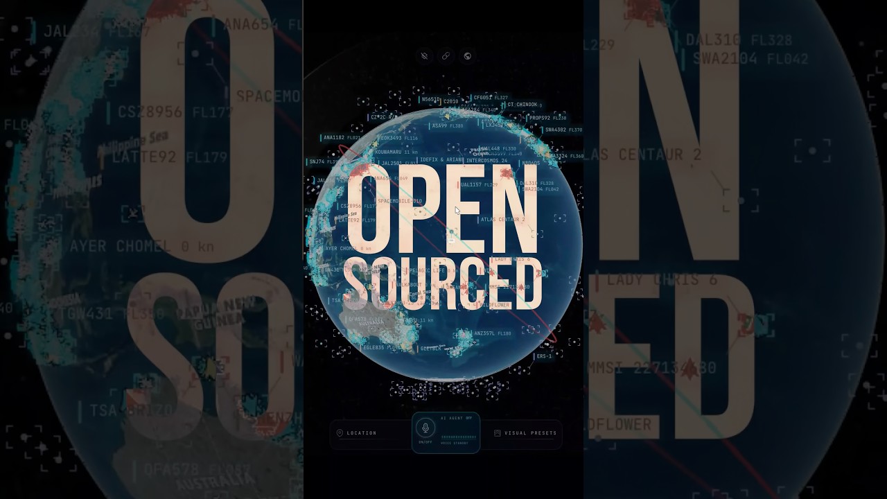 God's Eye View is open source. Feels like a spy simulator in your browser - except the data is real.