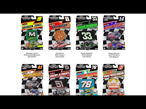 ND34 Authentic’s 2023 WAVE 6 #nascarcupseries #nascar #nascarrace #templates #photoshop #cars #decal