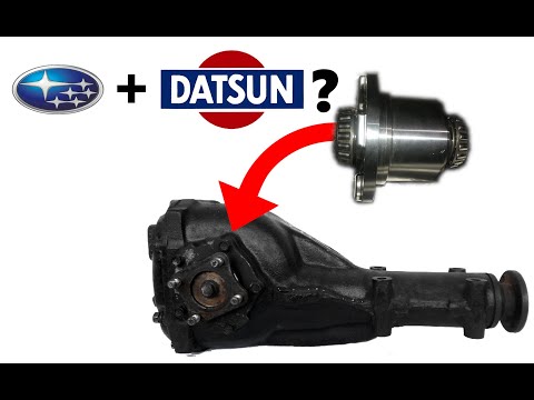 Datsun 510, 240z, 260z: r180 LSD: Installing a $75 Subaru STI diff centre into Datsun case