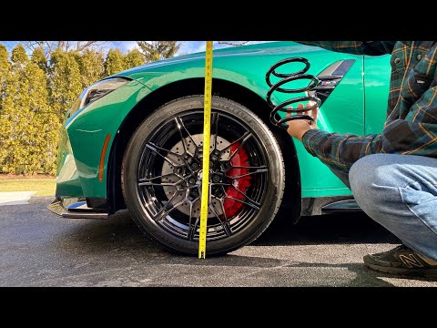 2023 BMW G80 M3 6MT RWD Lowering EIBACH Euro Front Only Spring Kit