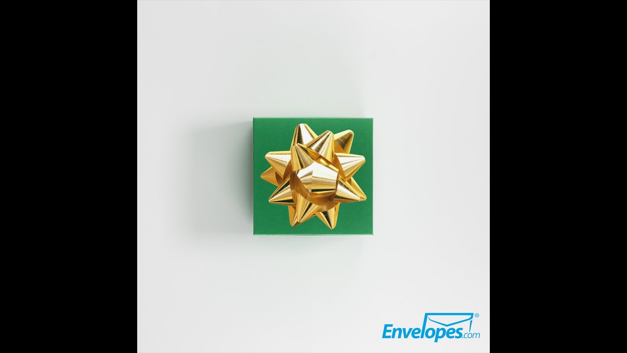 Cube Gift Boxes - In Holiday Colors