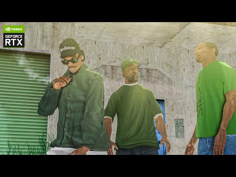 GTA San Andreas RTX 3090 'Drive-By' Mission 4K Gameplay! GTA SA Realistic Graphics Remastered Mod