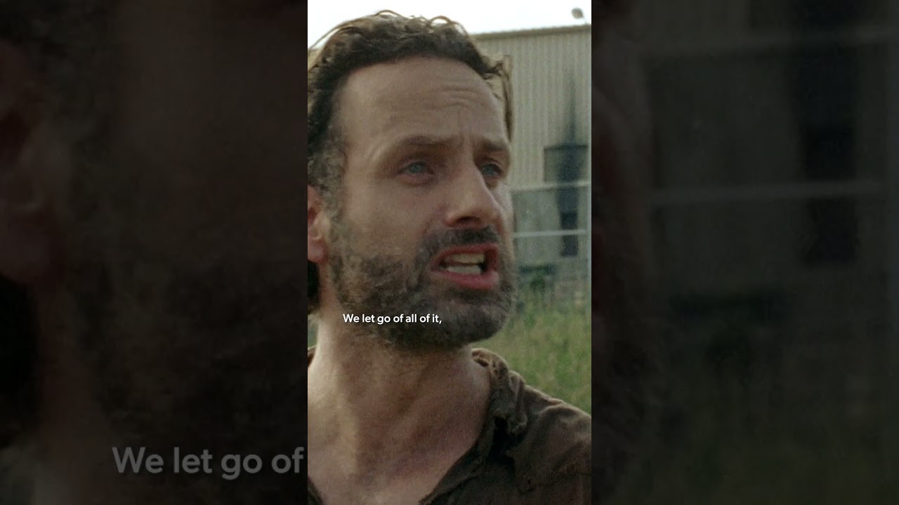 Rick's powerful 'We're not too far gone' speech to The Governor at the prison