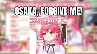 Miko Apologizes to All of Osaka for Misreading 551 | Sakura Miko