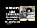 Elvis 1966 Beginners Luck HQ Lyric