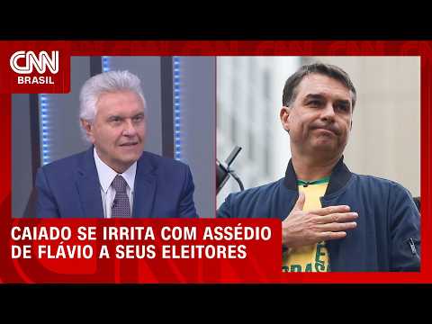 Campanha de Caiado se irrita com assédio de Flávio a seus eleitores | CNN PRIME TIME