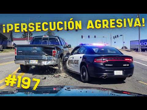 ¡Un Ford agresivo se topó con un PIT brutal! Persecuciones salvajes en EE. UU.