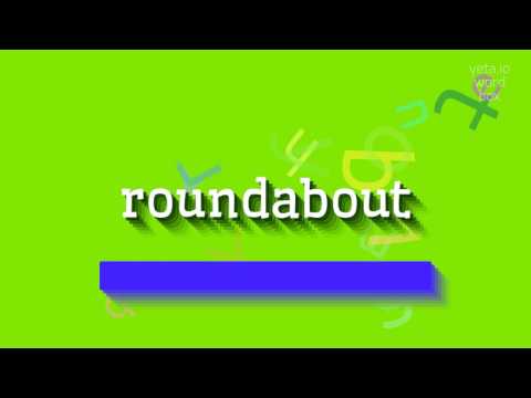 HOW TO PRONOUNCE ROUNDABOUT? #roundabout