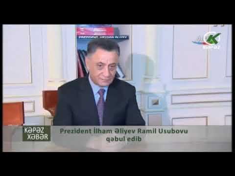 Prezident İlham Əliyev Ramil Usubovu qəbul edib  - Kəpəz TV