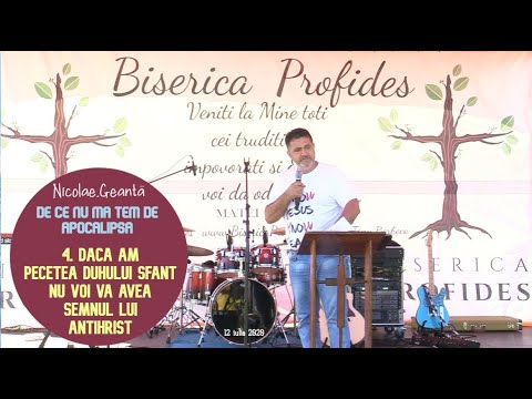 Nicolae Geantă - De ce nu mă tem de Apocalips I Dacă am Duhul Sfânt nu voi avea semnul lui Antihrist
