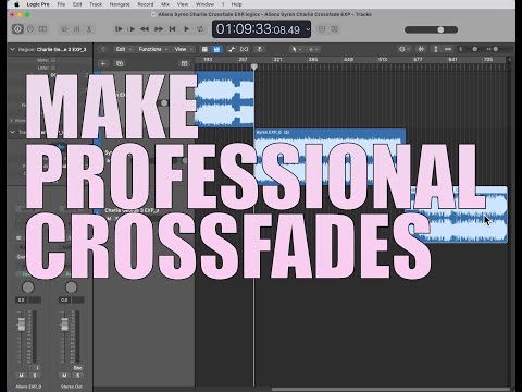 How to Make Professional Sounding Crossfades Mastering In Logic Pro 10.7.9 Tutorial