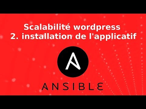 Wordpress Scalabilité 2 installation de l applicatif