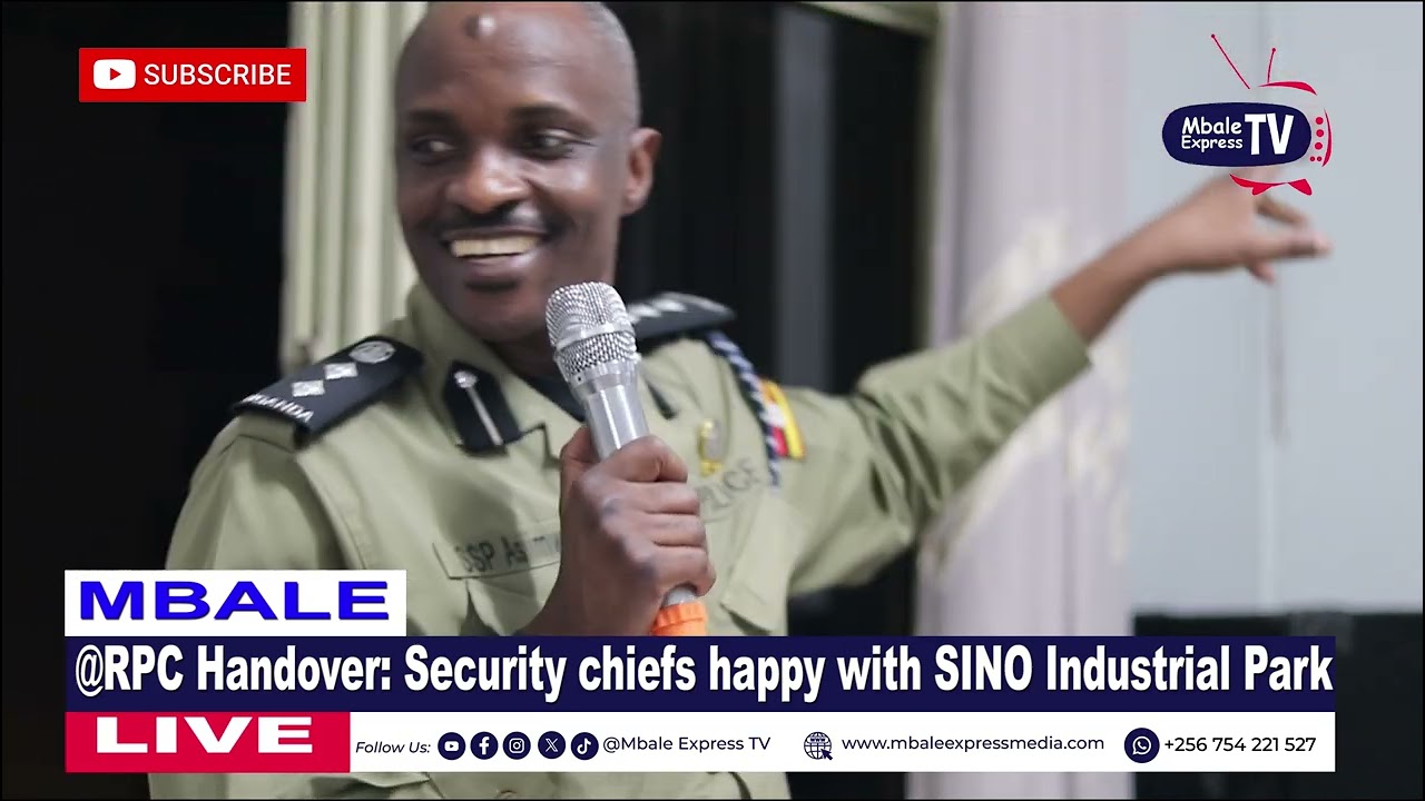 Security Chiefs credit Sino Mbale Industrial Park Administration 