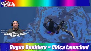 Watch Out For Rogue Runaway Boulders - Chica Flying High - Fortnite Chapter 3 Season 3