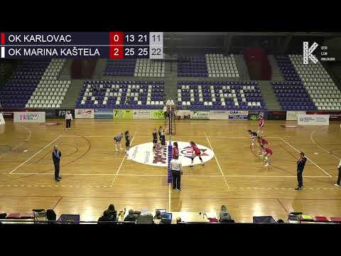Superliga, 9. kolo OK Karlovac - OK Marina Kaš | Sadržaj je sponzoriran od strane Hrvatskog Telekoma