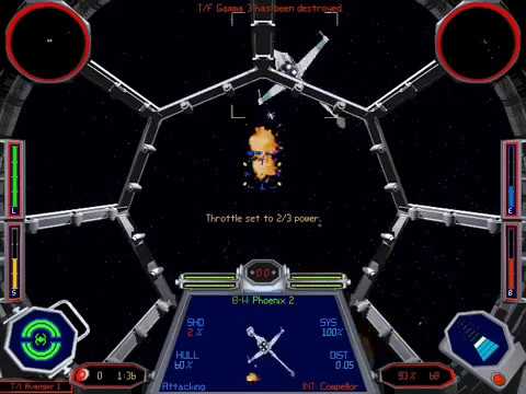 Lets play X-Wing Vs Tie Fighter - Imperial Mission 4 - Defend the Compellor