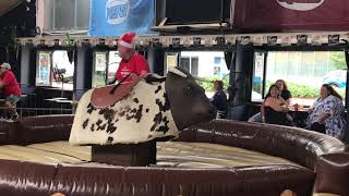 Fred facing the bull!