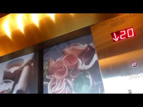 Westinghouse Traction Scenic Elevator Modernized By Kone At Westin Park Central