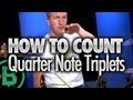 How To Count Quarter Note Triplets Beginner Drum Lessons